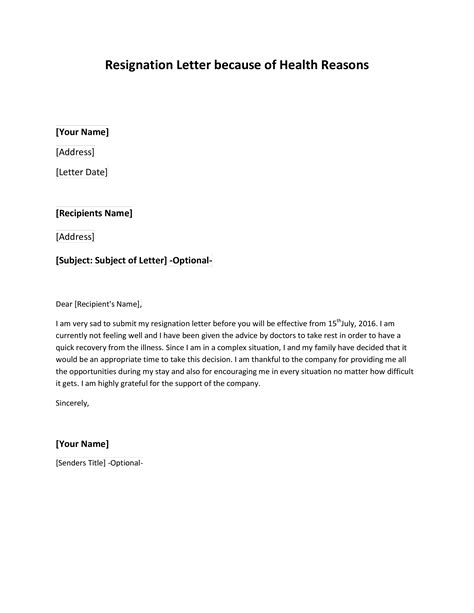 Sample 1 resignation letter due to stressful work environment As we have discussed before, Im having a difficult time handling the stress levels of this job. . Sample resignation letter due to mental health